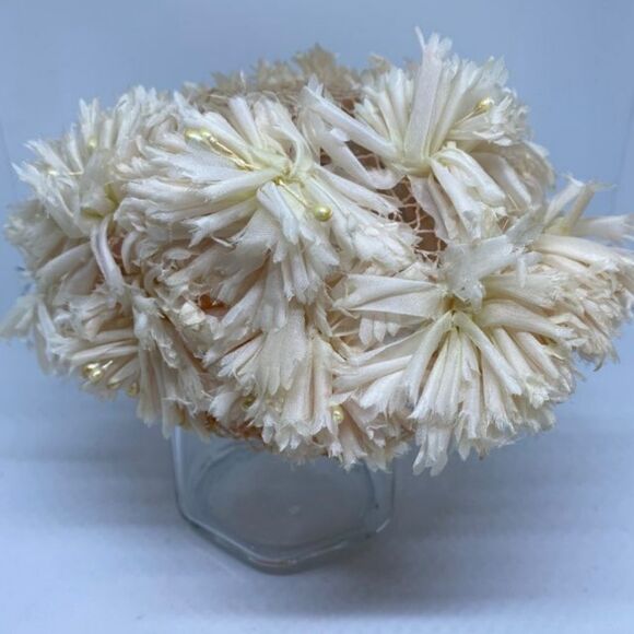 Vintage Pale Pink Flower Hat - Picture 4 of 7